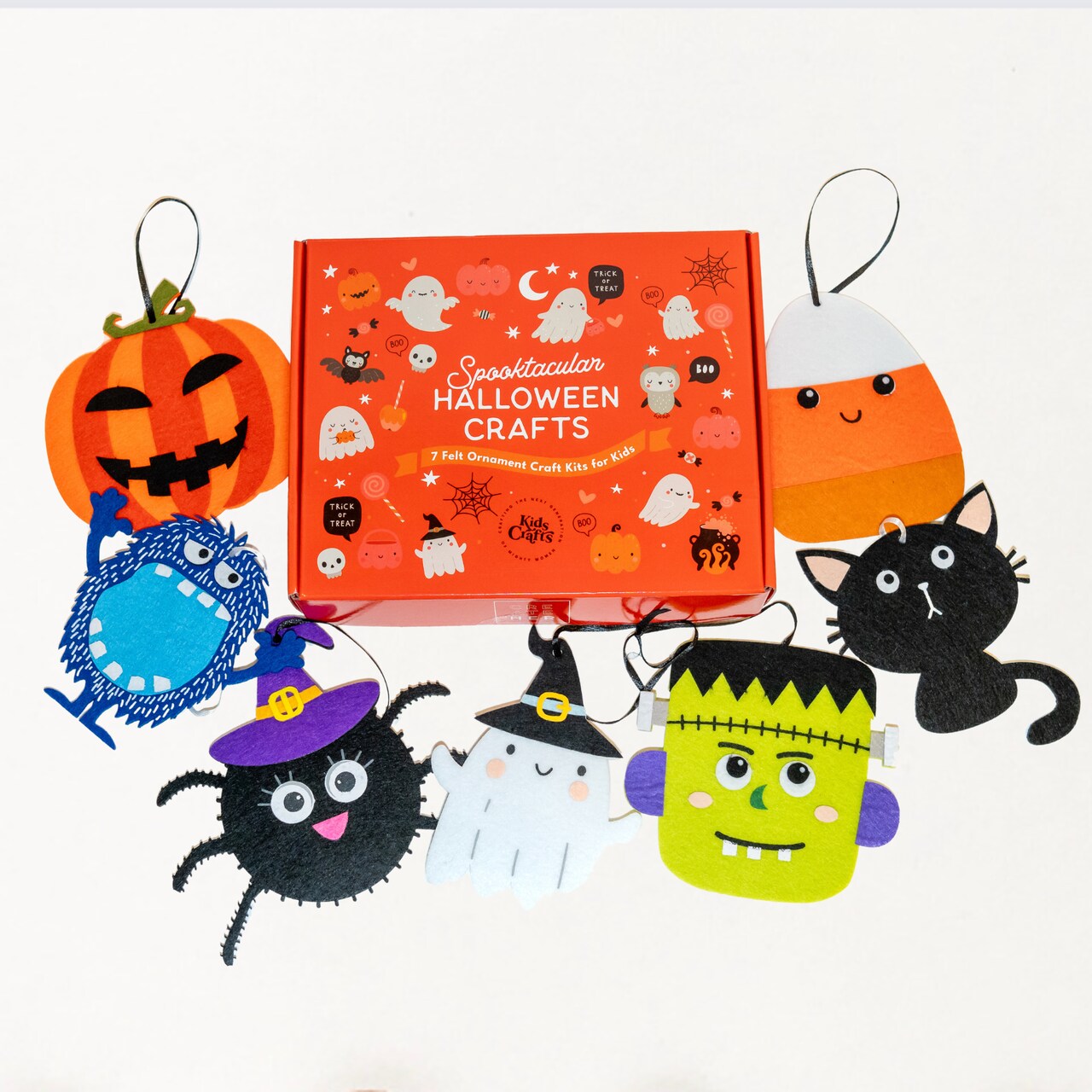 Halloween Crafts for Kids Classroom Easy Halloween Party Activity 5 Minute Halloween Craft Kit DIY Felt Halloween Craft Supplies